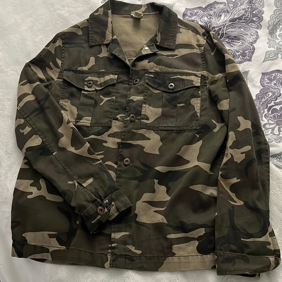 Forever21 Army shirt jacket - Picture 1 of 4